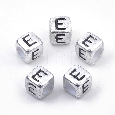 Plated Acrylic Beads PB43C9308-E-1