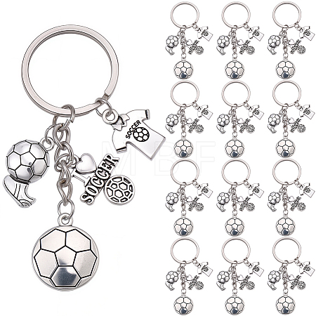 20Pcs Alloy Keychains KEYC-SC00046-1