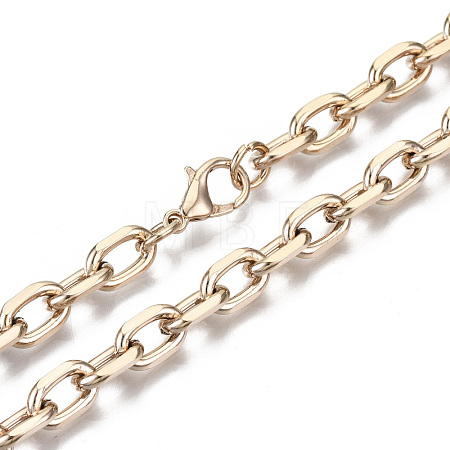 Iron Cable Chains Necklace Making MAK-N034-003B-G-1
