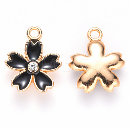 Alloy Enamel Pendants ENAM-S121-052A-1