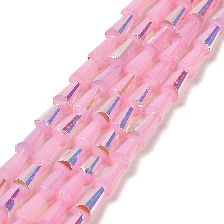 Baking Paint Glass Beads Strands DGLA-D001-03D-1