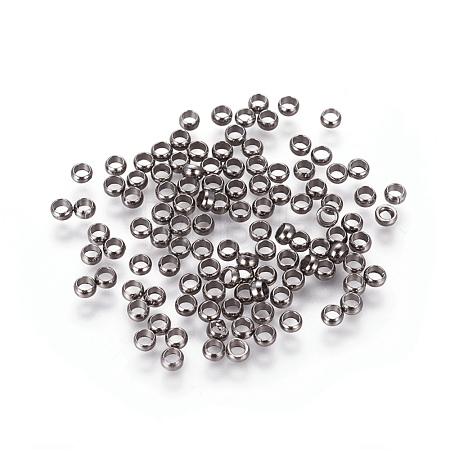 Brass Crimp Beads KK-L022-B-1