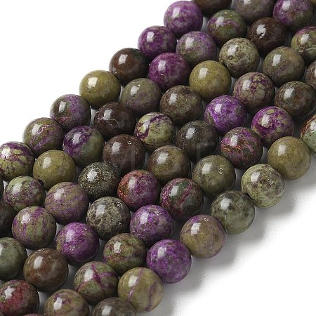 Natural Atlantisite Stichtite Beads Strands G-C168-A01-02-1