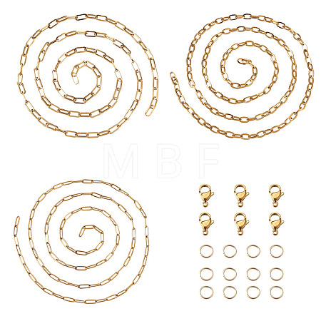 DIY Stainless Steel  Chain Necklaces & Bracelets MakingKits DIY-YS0001-23G-1