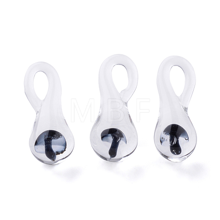 Handmade Lampwork Glass Pendants LAMP-Q028-12C-1