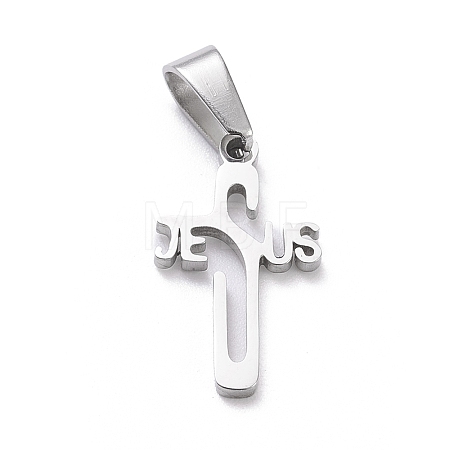 Non-Tarnish 304 Stainless Steel Pendants LS-STAS-L216-34P-1