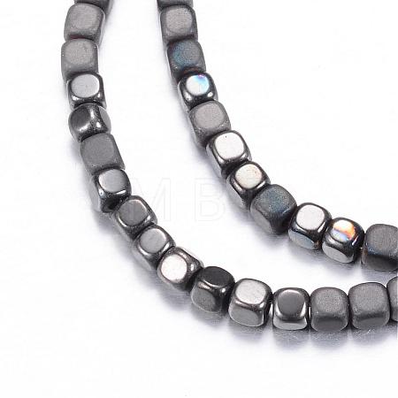 Electroplate Non-magnetic Synthetic Hematite Bead Strands G-Q467-11D-1