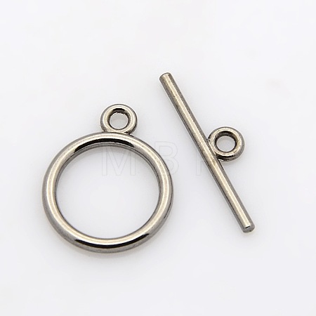 Tibetan Style Toggle Clasps TIBE-A12208-B-NR-1