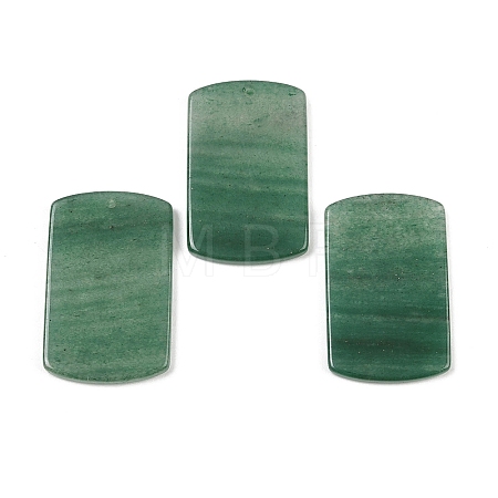 Natural Green Aventurine Pendants G-K354-14F-1