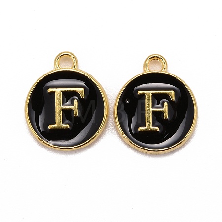 Golden Plated Alloy Charms ENAM-S118-02F-1