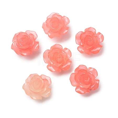 Synthetic Coral Dyed Carved Beads SH-CBAE713-03D-1