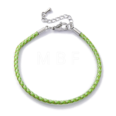 Polyester Cord Braided Bracelet Makings MAK-Z003-01P-31-1