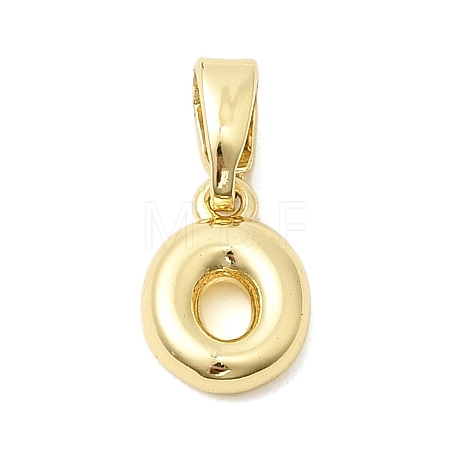 Brass Letter Charms KK-G554-22G-O-1
