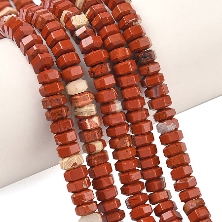 Natural Red Jasper Beads Strands G-L654-I02-01-1