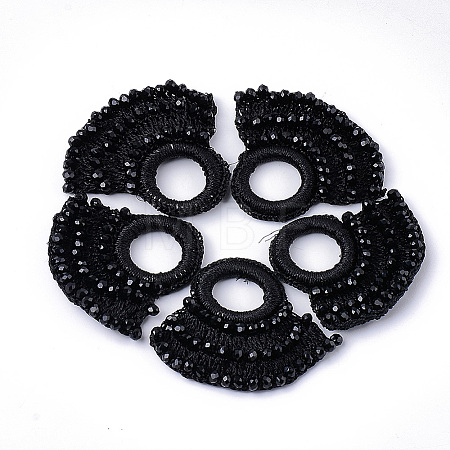 Glass Woven Pendants FIND-T039-02D-1