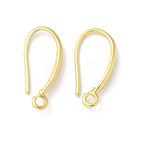 Brass Earring Hooks KK-A236-13G-1