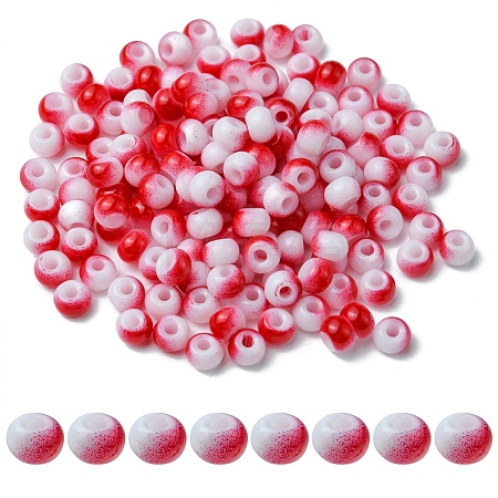6/0 Opaque Glass Seed Beads SEED-YW0002-13L-1