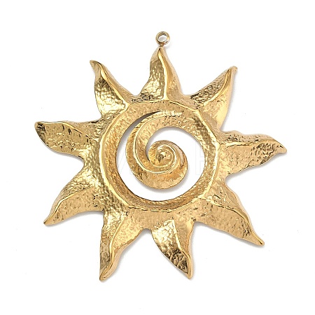 304 Stainless Steel Pendants STAS-C175-01B-G-1