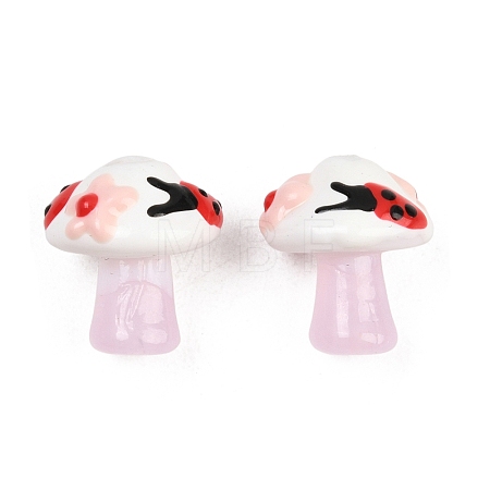 Handmade Lampwork Enamel Beads LAMP-B055-02A-1