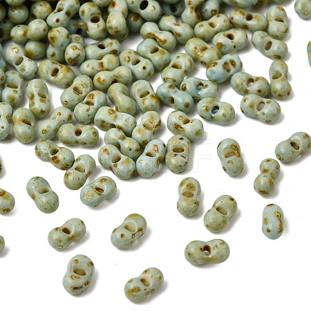Opaque Glass Beads GL-CBA31A4-02G-1