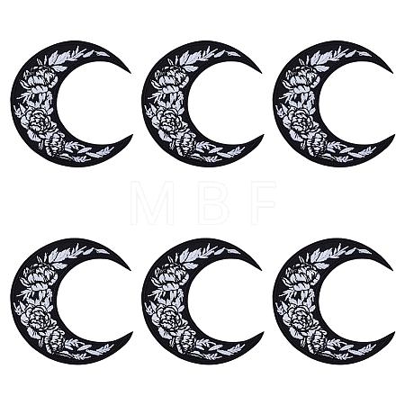 6Pcs Polyester Sew On Patches DIY-GO0002-70-1