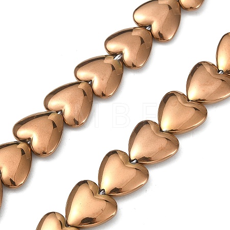 Electroplated Synthetic Non-magnetic Hematite Beads Strands G-C024-04C-1