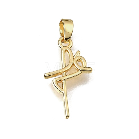 Brass Pendants KK-CBAA632-01G-1