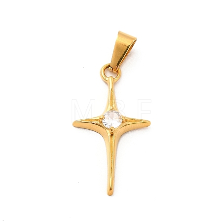 304 Stainless Steel Pendants STAS-K243-29G-1