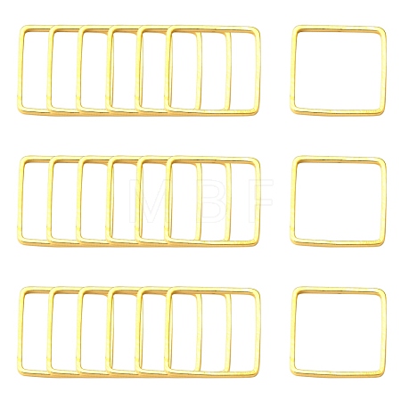 Square Brass Linking Rings EC03010mm-G-1