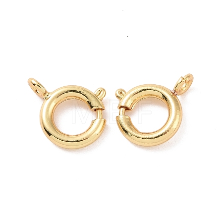 Brass Spring Ring Clasps KK-G435-24G-1