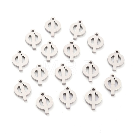 Non-Tarnish 304 Stainless Steel Pendants STAS-F267-10F-P-1