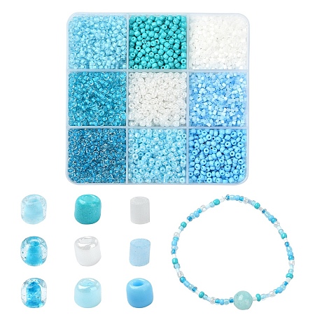Mixed Style Glass Seed Bead Sets SEED-YW0002-60A-1