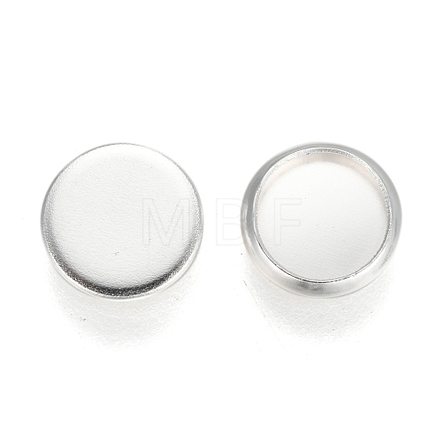 304 Stainless Steel Plain Edge Bezel Cups STAS-E460-10S-6MM-1