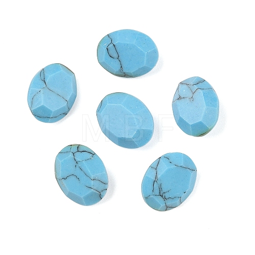 Synthetic Turquoise Cabochons G-C146-02J-1