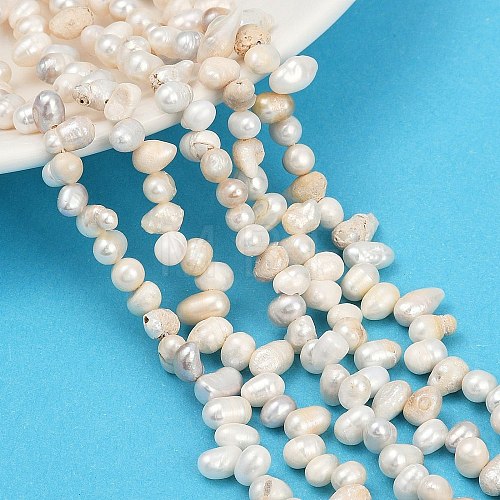 Natural Cultured Freshwater Pearl Beads Strands PEAR-I007-04C-04D-1