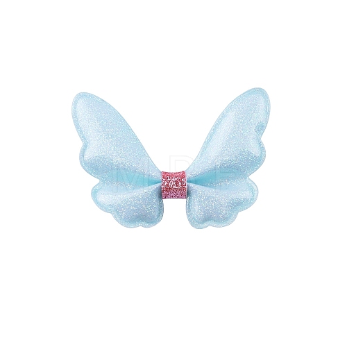 Glitter Butterfly Bowknot Alligator Hair Clips PW-WGD7FA4-08-1