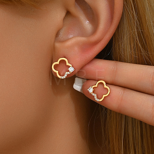 Elegant Rabbit Ear Studs for Women TJ1466-2-1