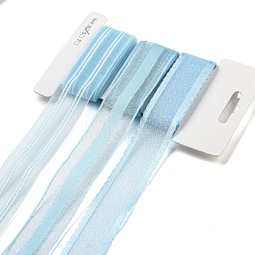 Polyester & Polycotton Ribbons Sets SRIB-G010-01B-02-1