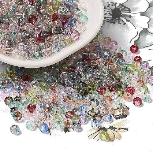 Transparent Colours Glass Round Beads SEED-F006-05A-08-1