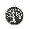 304 Stainless Steel Pendants STAS-N108-111P-2