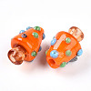 Handmade Lampwork Bumpy Beads X1-LAMP-T022-02A-09-2