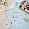 64Pcs 4 Styles Alloy Buttons FIND-OC0013-16-4
