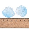 Opaque Resin & Paillette Cabochons X-RE-CBA6E1B-01A-3