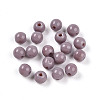 Opaque Solid Color Glass Beads GLAA-N007-4mm-A05-1