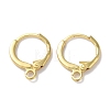 Rack Plating Brass Hoop Earring Settings KK-F090-14G-1