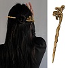 Tibetan Style Hair Accessories Alloy Hair Stick Findings TIBE-Q035-031AB-NR-1