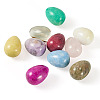 10Pcs Natural & Synthetic Gemstone Egg Display Decorations G-TA0003-43-3