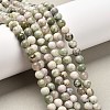 Natural Peace Jade Beads Strands G-S259-25-6mm-1