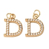 304 Stainless Steel with Crystal Rhinestone Charms RB-CBA5270-11G-D-1