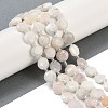 Natural White Moonstone Beads Strands G-C116-A15-01B-1